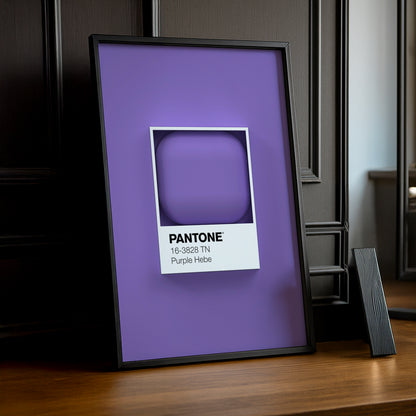 Cadre Photo Pantone Étiquette - Purple Hebe