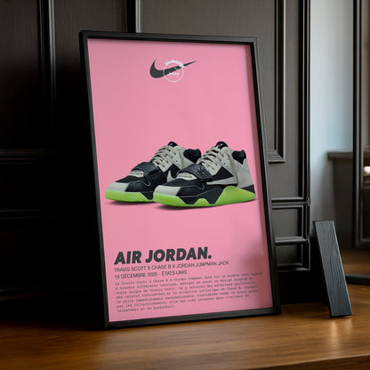 Cadre Photo Sneakers - Jordan Jumpman Jack Travis Scott x Chase B