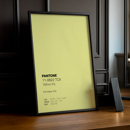 Cadre Photo Pantone - Yellow Iris