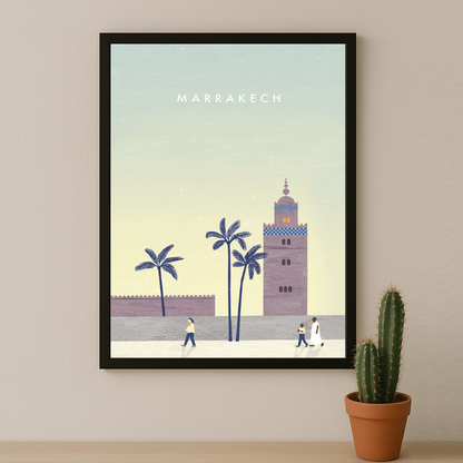 Maroc Marrakech - Poster