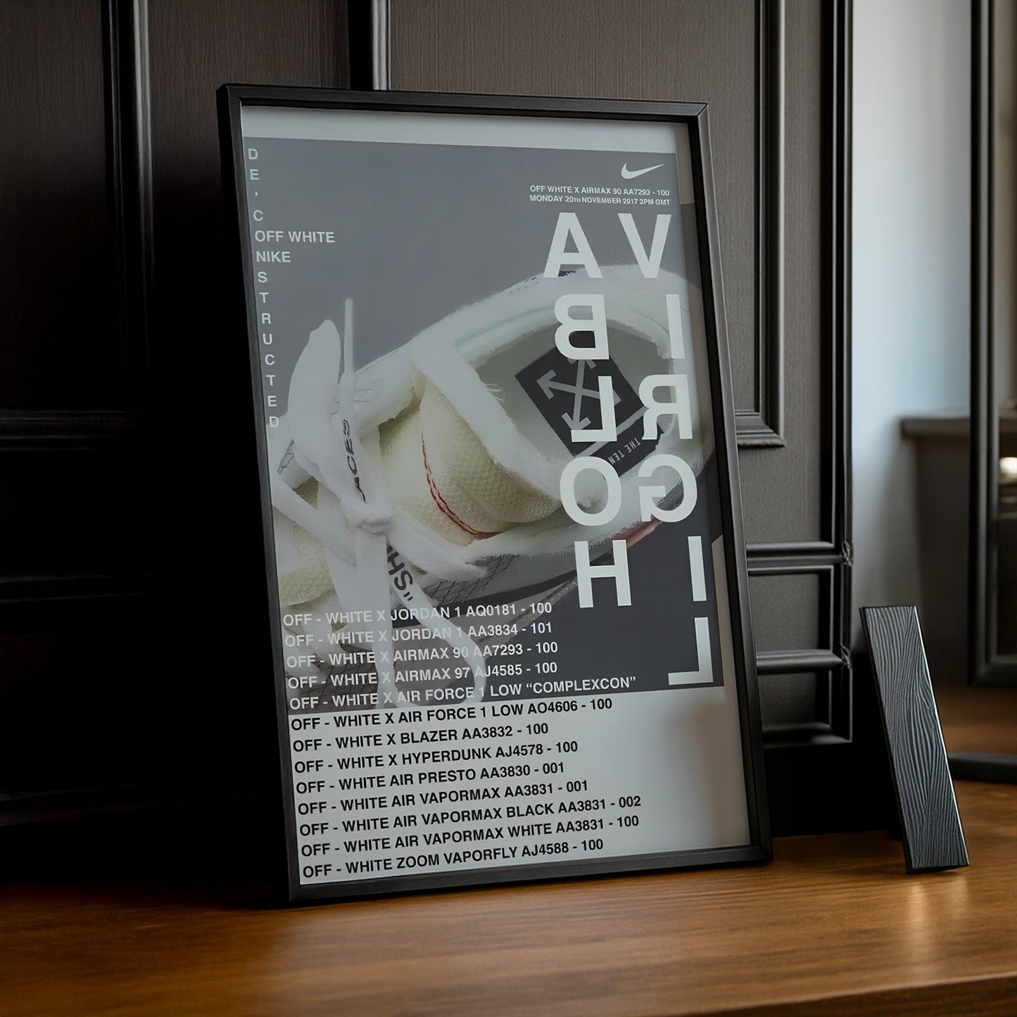 Cadre photo Nike x Off-White