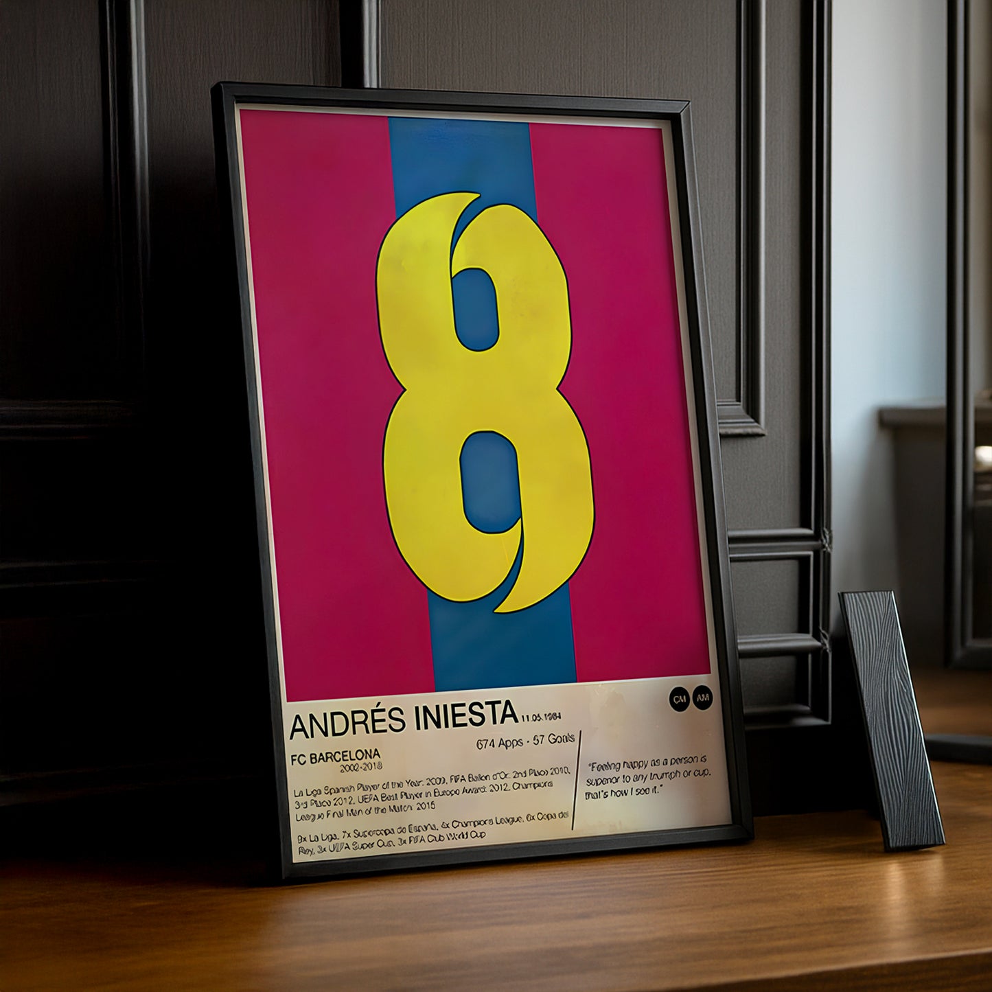 Cadre photo de Andrés Iniesta