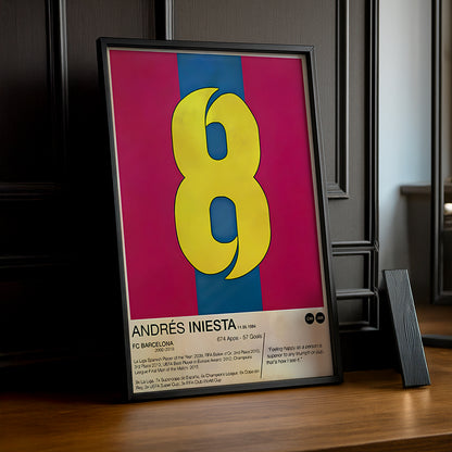 Cadre photo de Andrés Iniesta