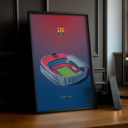 Cadre Photo FC Barcelone - Camp Nou