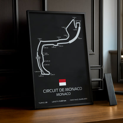 Cadre photo Circuit de Monaco