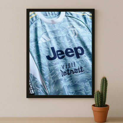 Poster Maillot Football - Juventus Turin Kit 25-26