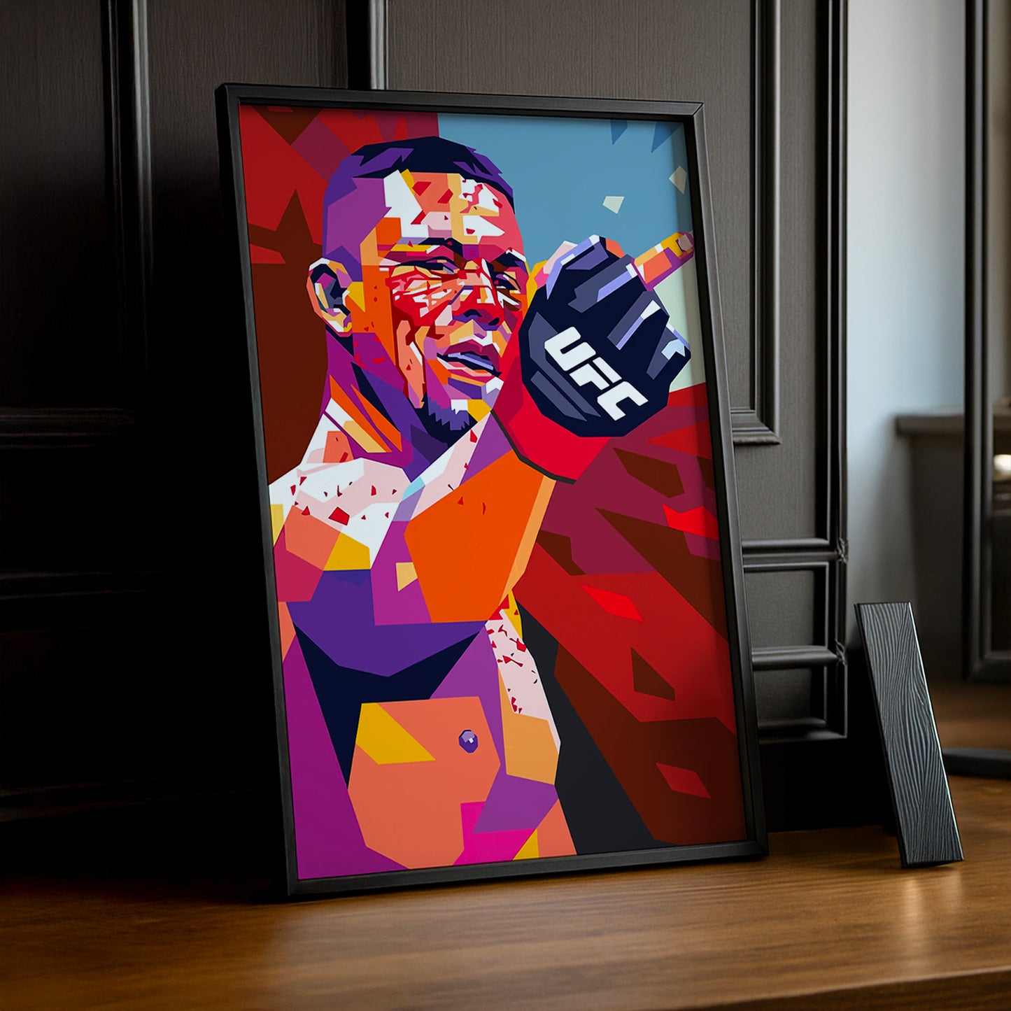 Cadre photo UFC - Illustration de Nate Diaz