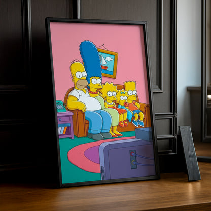 Cadre Photo Les Simpsons - Canapé