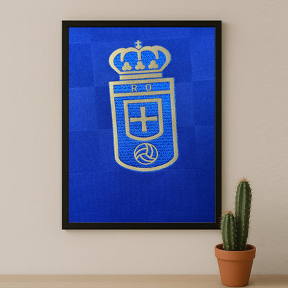 Cadre photo - Maillot Real Oviedo 25-26