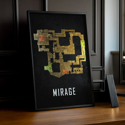 Cadre Photo Counter Strike - Map Mirage