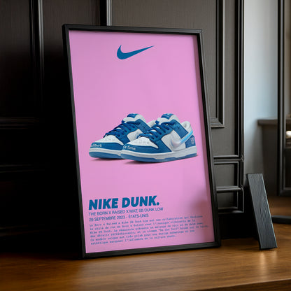 Der Born x Raised x Nike SB Dunk Low Fotorahmen 