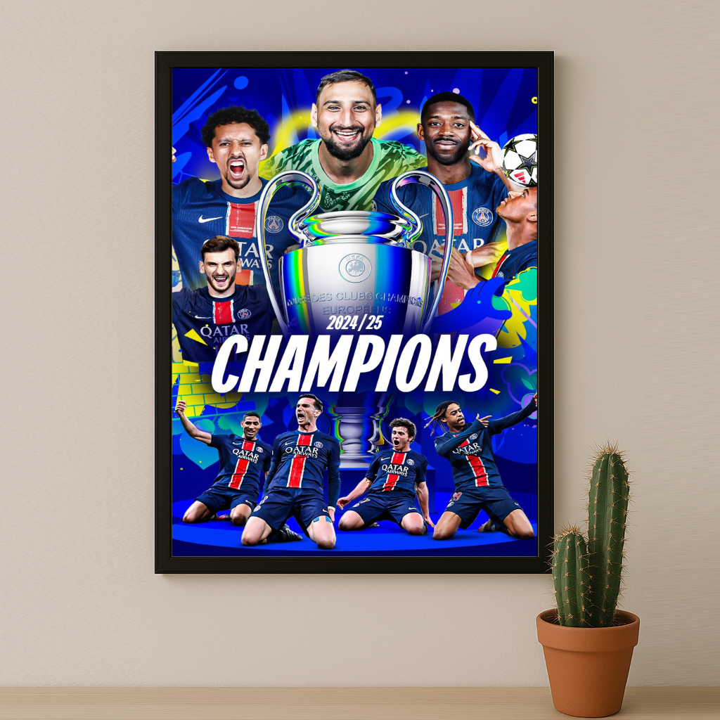 Cadre photo PSG Ligue des champions