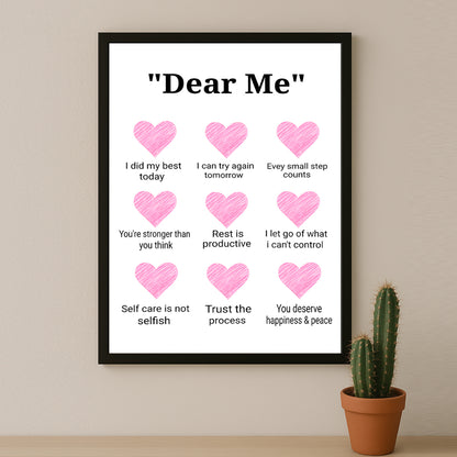 Cadre photo Citation - Dear Me