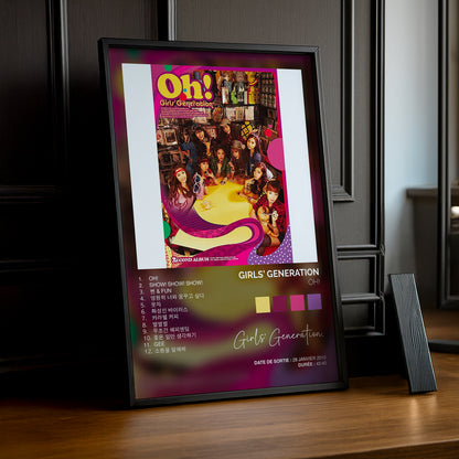 Cadre Photo K-Pop - Girls' Generation Oh!