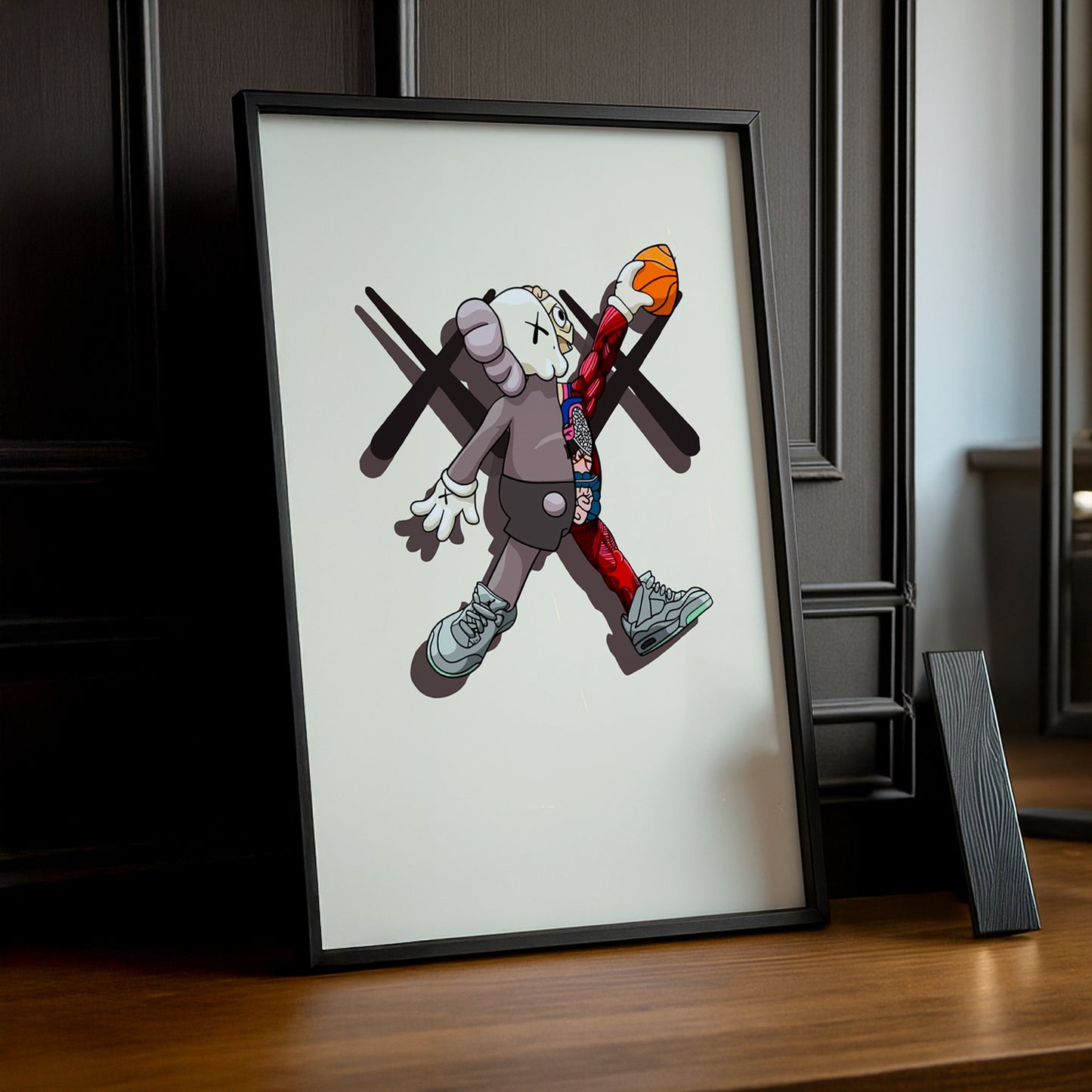 Poster Kaws football américain