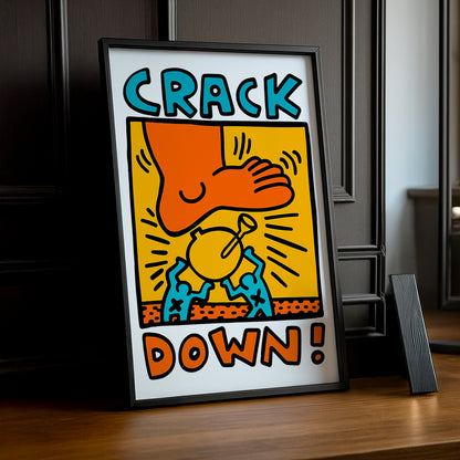 Cadre photo Keith Haring