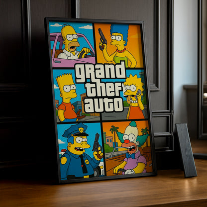 Cadre Photo Les Simpsons - GTA