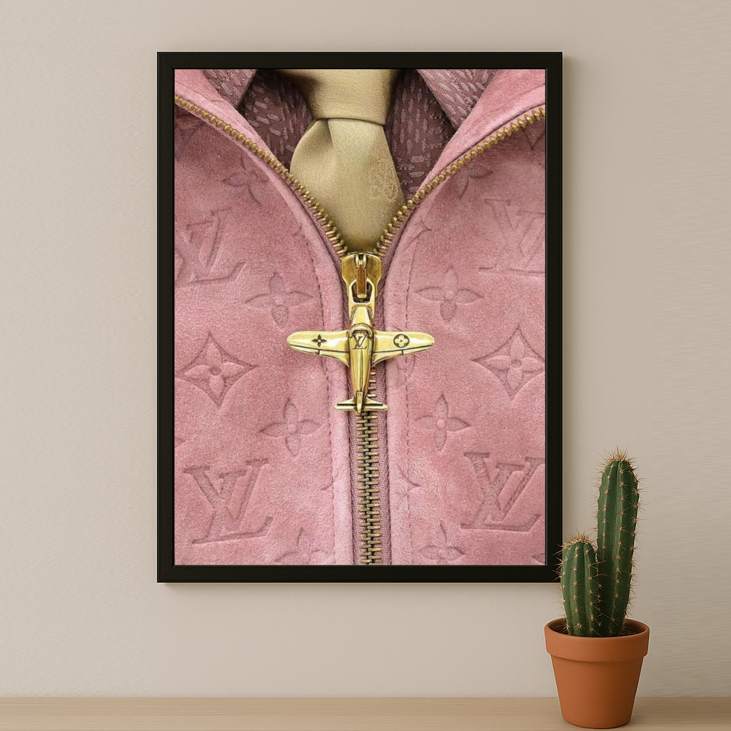 Cadre photo Louis Vuitton rose