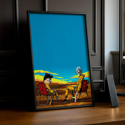 Cadre photo de Rick et Morty