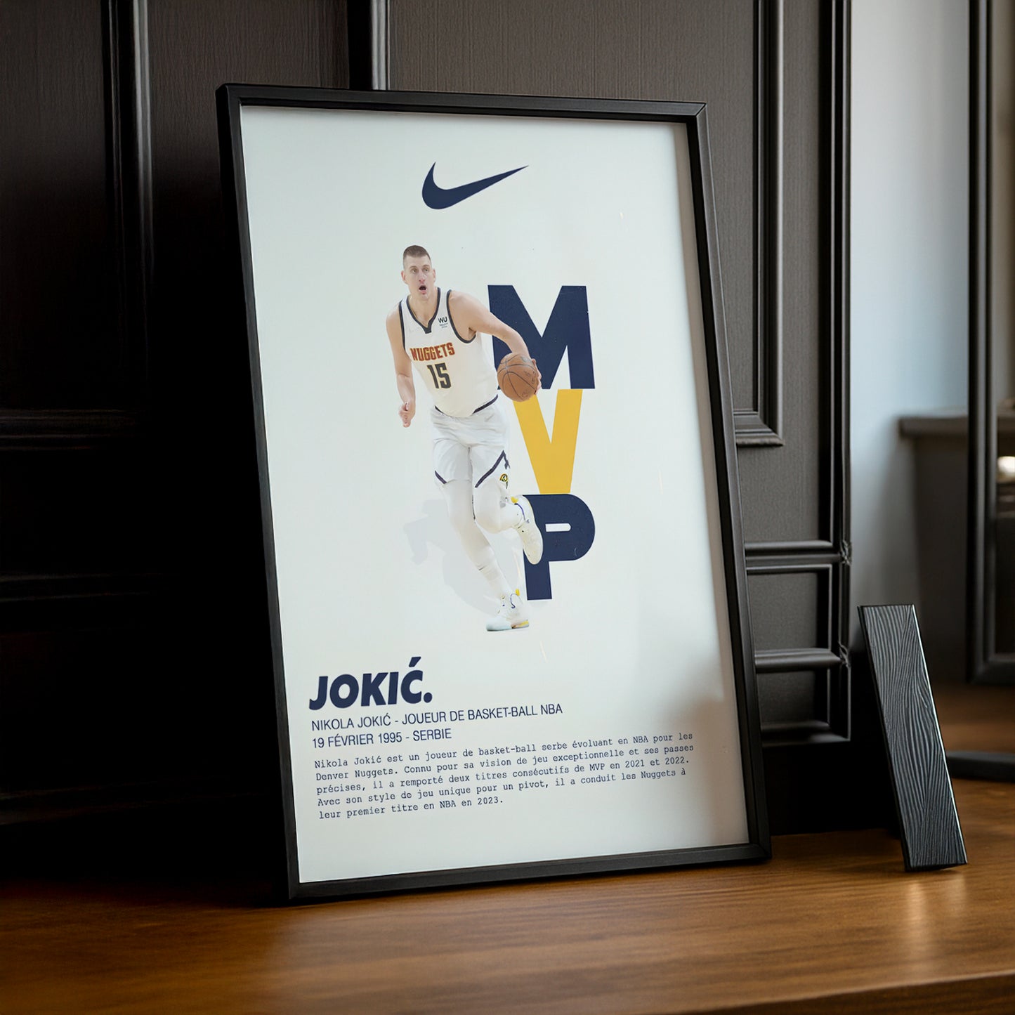 Cadre photo Nikola Jokic NBA