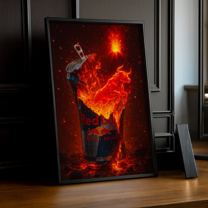 Cadre Photo Redbull - Fire