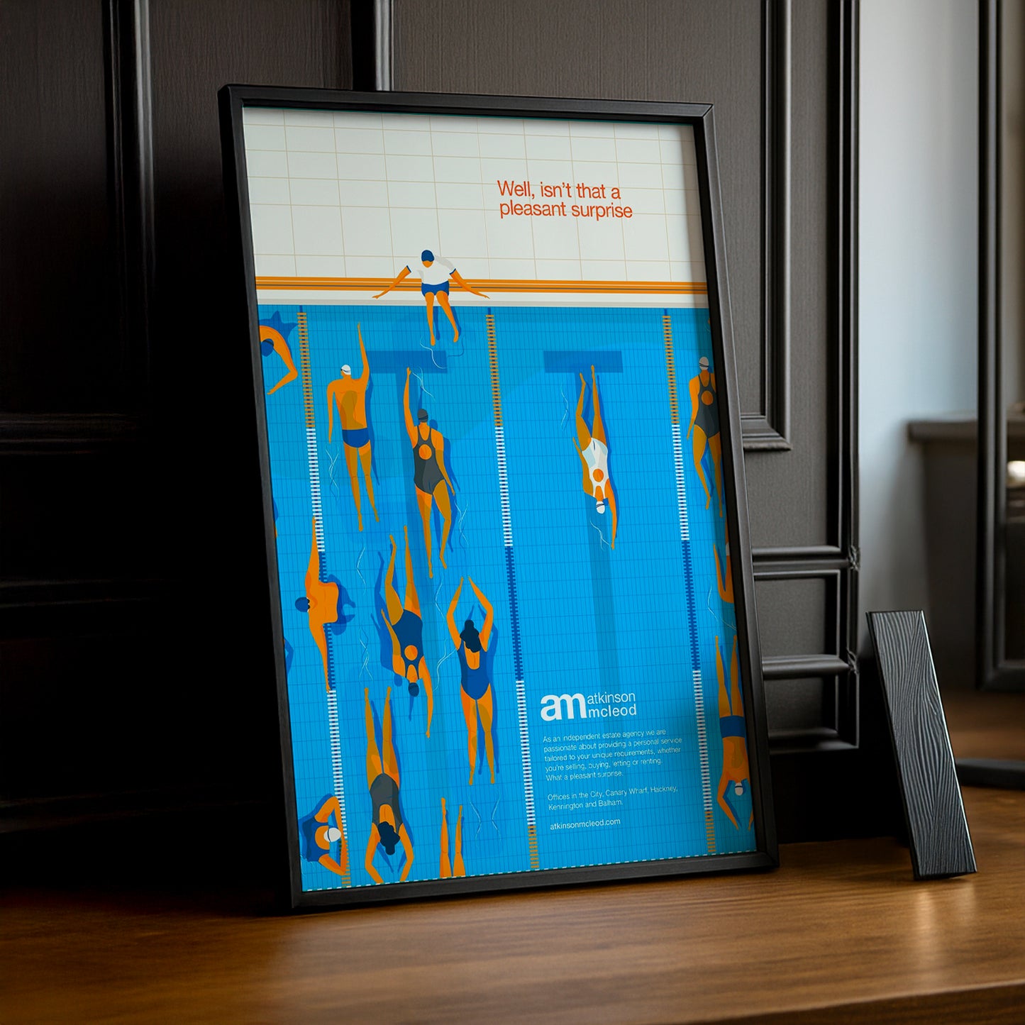 Cadre Photo Natation - Pleasant Surprise