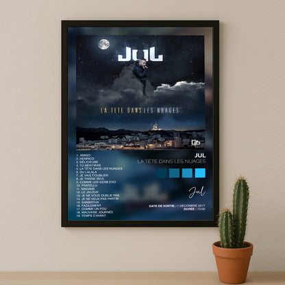 Poster Jul - Album La tête dans les nuages