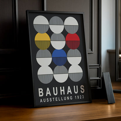 Cadre photo Bauhaus 1923 noir