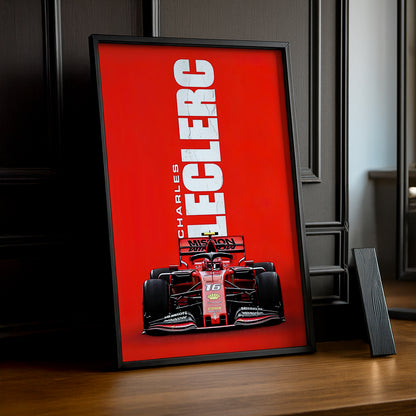 Cadre photo Charles Leclerc Formula 1