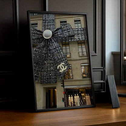 Poster Photo Chanel - Devanture Xmas