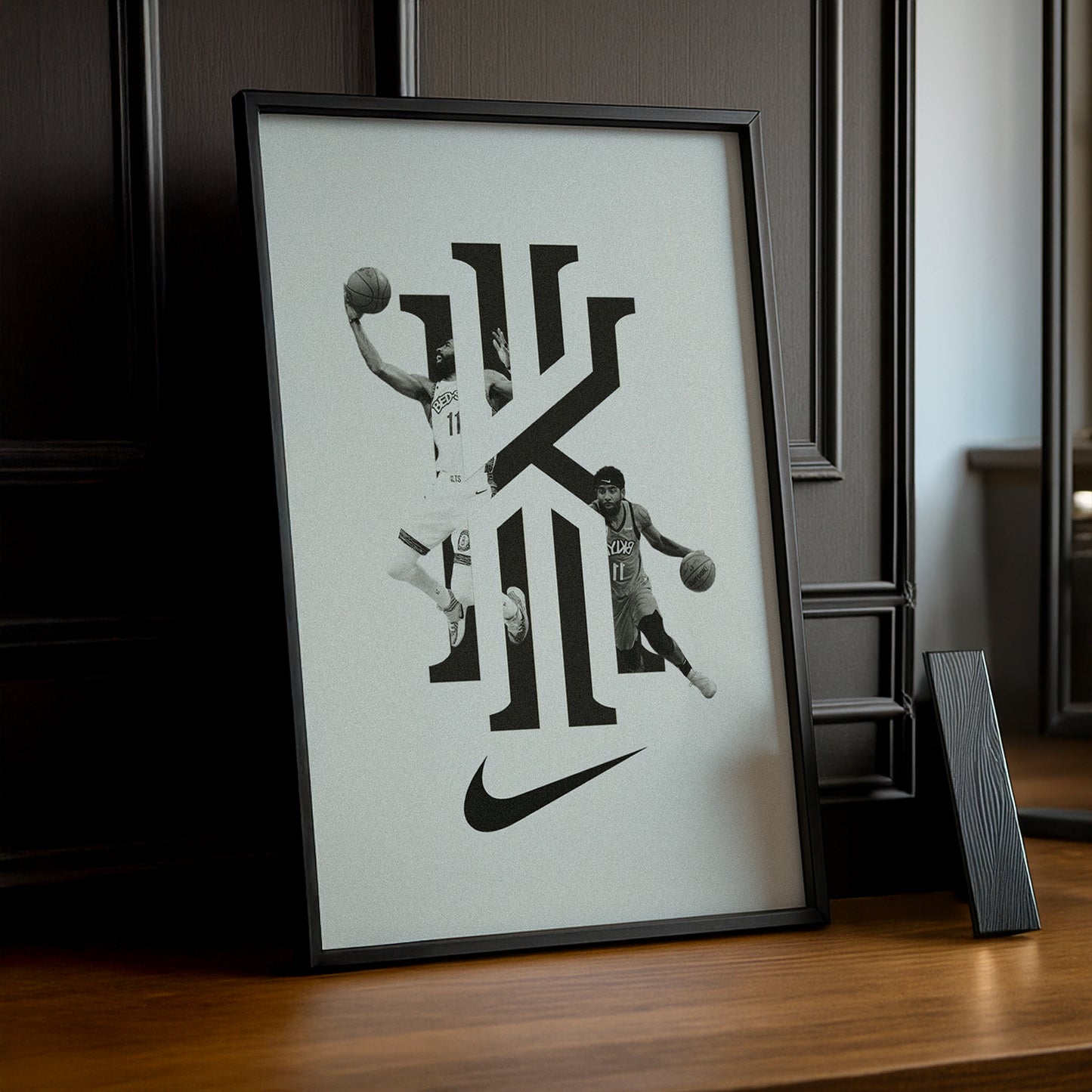 Cadre photo NBA - Kyrie Irving Logo