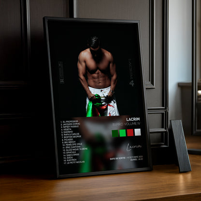 Cadre photo Album Musicaux - Ripro Volume 4 de Lacrim