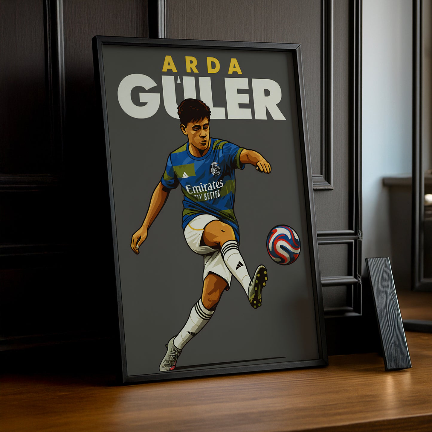 Cadre Photo Arda Güler Real Madrid – Affiche HD Encadrée Papier Premium