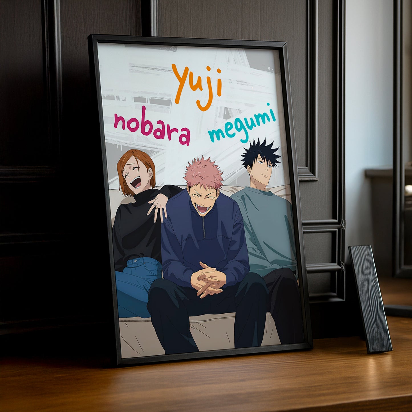 Cadre Photo Jujutsu Kaisen - Nobara, Yuji, Negumi