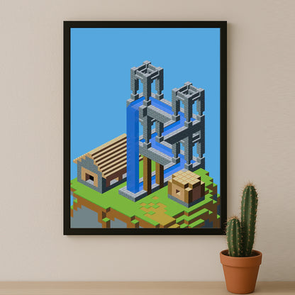 Cadre photo Minecraft - Construction