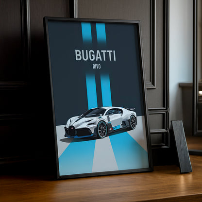 Cadre photo Bugatti Divo
