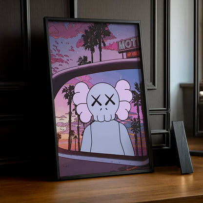 Cadre photo Kaws Chill