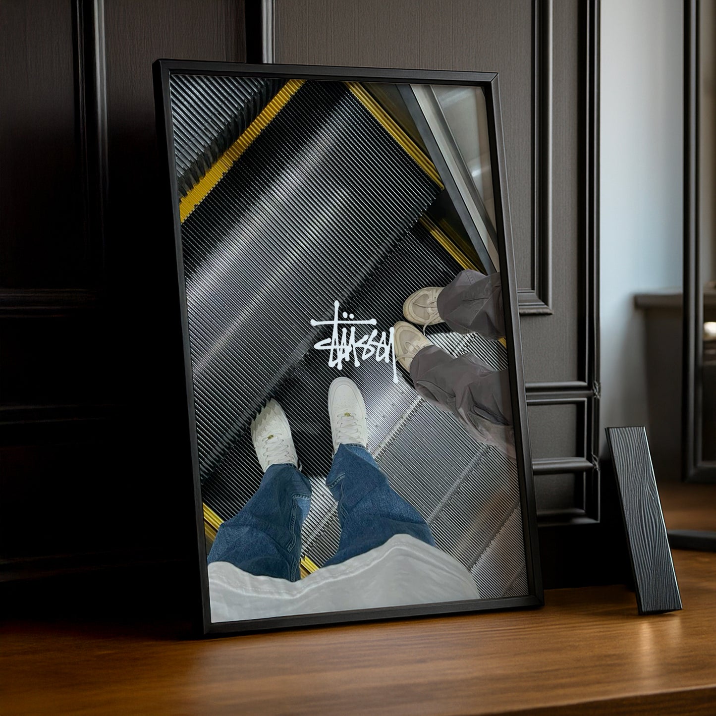 Cadre photo Stüssy escalier