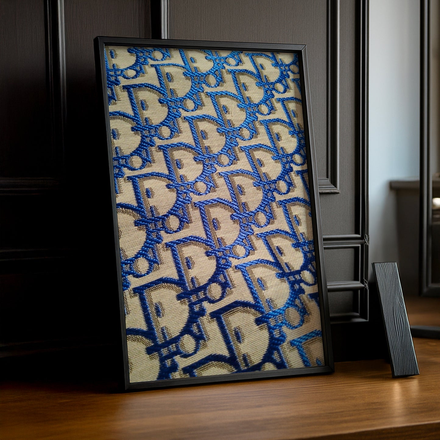 Cadre photo Christian Dior - Monogram bleu