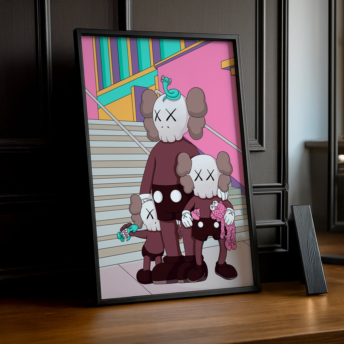 Poster Kaws illustration