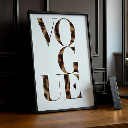 Cadre photo Vogue - Léopard