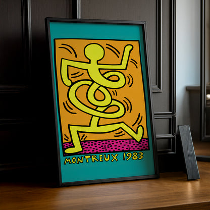 Cadre photo Keith Haring