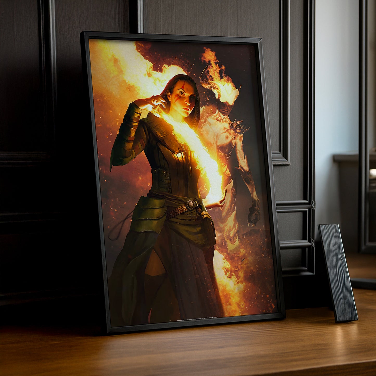 Cadre Photo Skyrim - Fire Mage