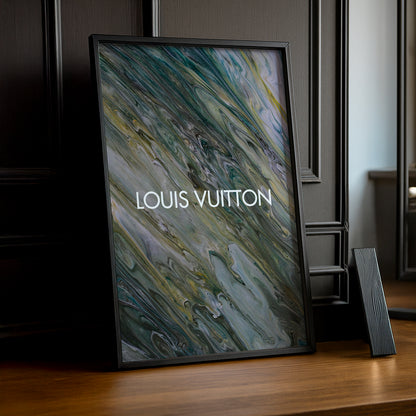 Cadre photo Louis Vuitton - Aesthetic Green