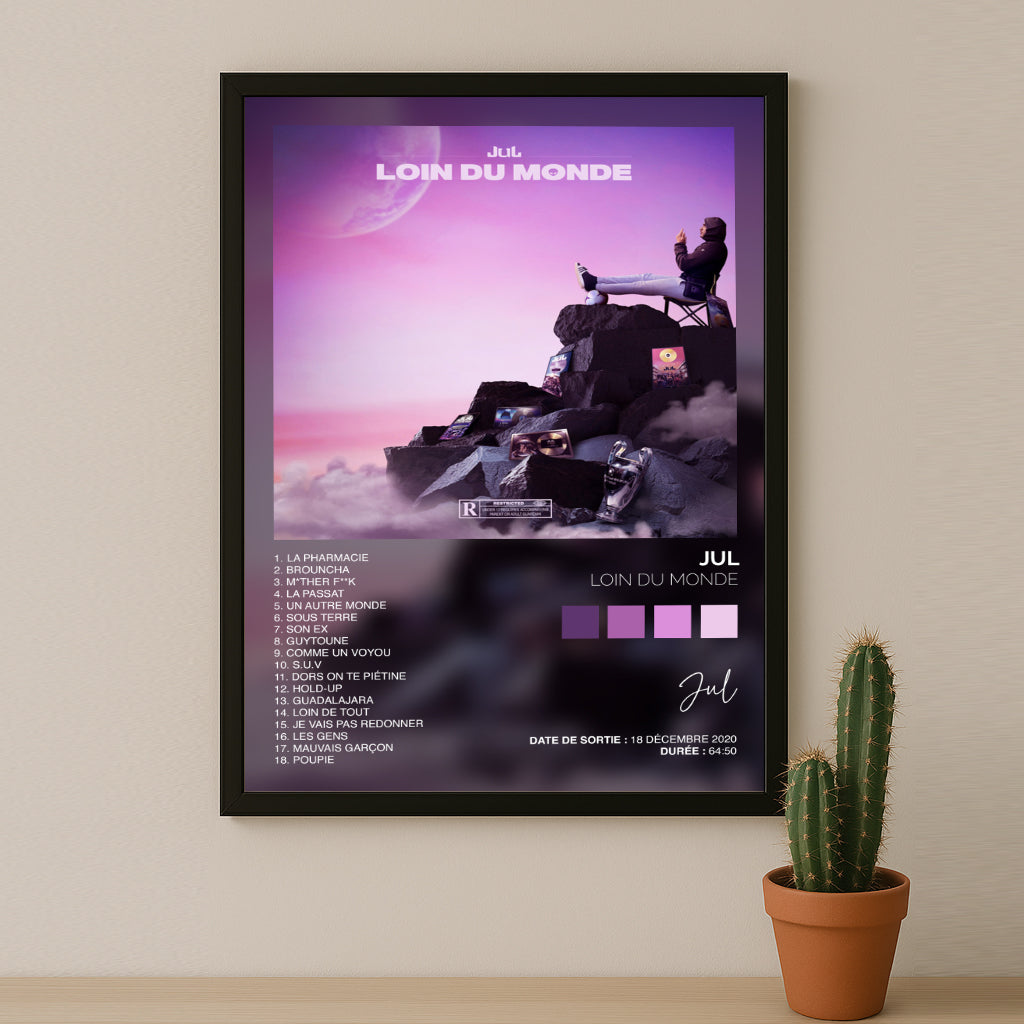 Poster Jul - Album Loin du monde