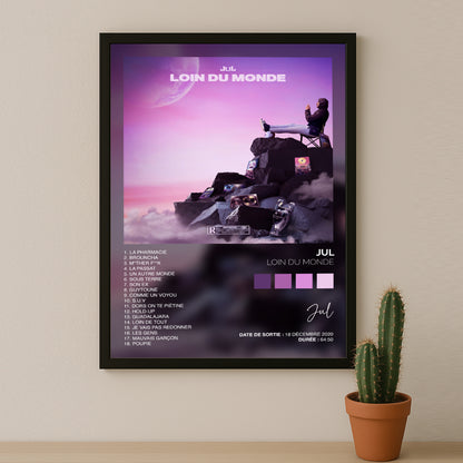 Poster Jul - Album Loin du monde
