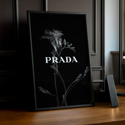 Cadre Photo Prada - Black Flower