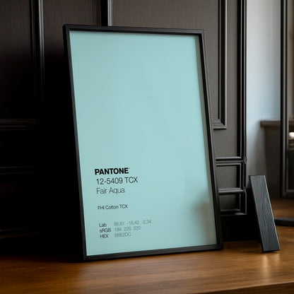 Cadre Photo Pantone - Fair Aqua