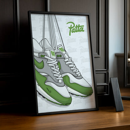 Poster Nike Patta vert