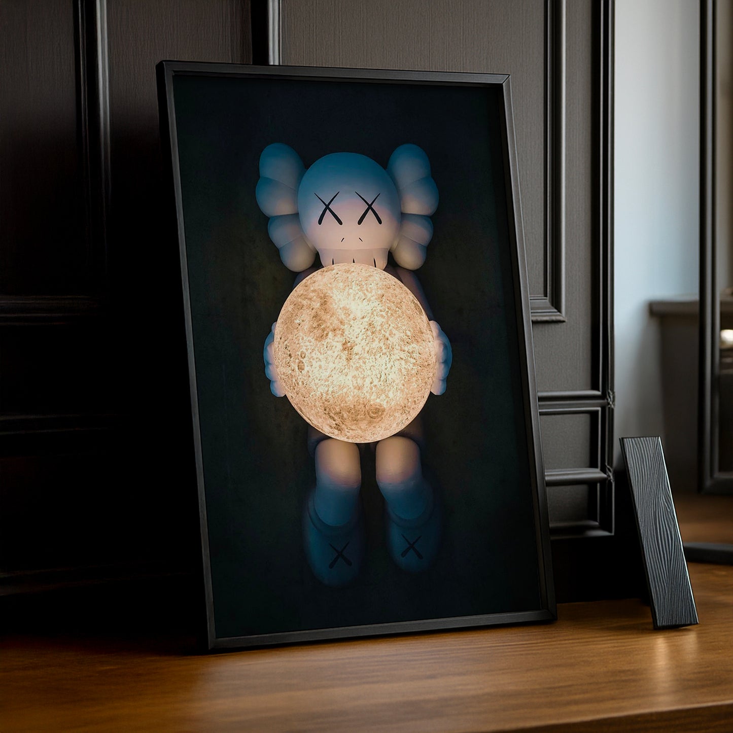 Poster Kaws - Companion Lune